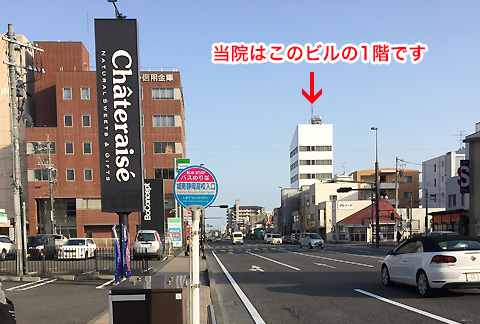 「城南静岡高入口」バス停　降車駅